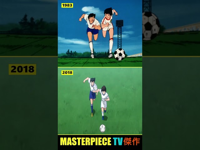 Razor Tackle: Tsubasa vs. Makoto Soda ⚡ | Captain Tsubasa (1983 vs. 2018) ᴴᴰ