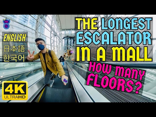 【4K VR】 Why Langham Place has the Longest Escalators inside a Mall of Hong Kong?