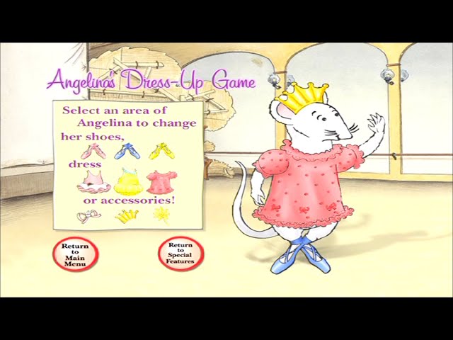 Angelina Ballerina - Angelina's Dress-Up Game