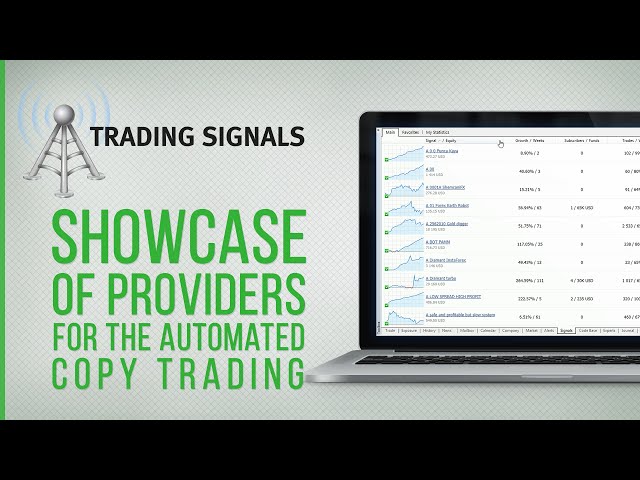 Trading Signals showcase in MetaTrader 4/5