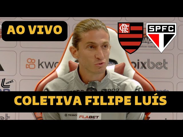 COLETIVA FILIPE LUÍS AO VIVO DIRETO DOS ESTADOS UNIDOS - FLAMENGO X SÃO PAULO - FC SERIES 2025