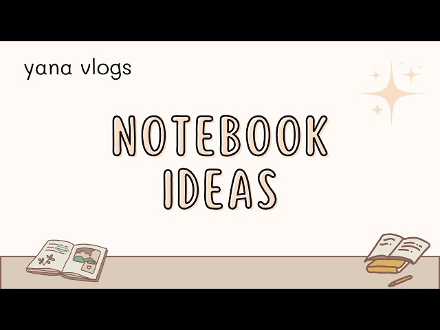 Empty Notebook Ideas | Line Notebook Ideas #notebook #ideas