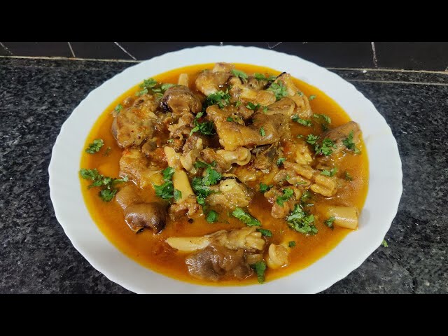 Delicious Mutton paye recipe fast cooked