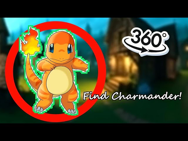 #Challenge! Can You Find Charmander in Our VR 360° 4K Video?