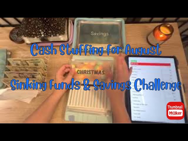 Second Check August 2022 l Cash Envelope Stuffing l Saving Challenges #cashenvelopes