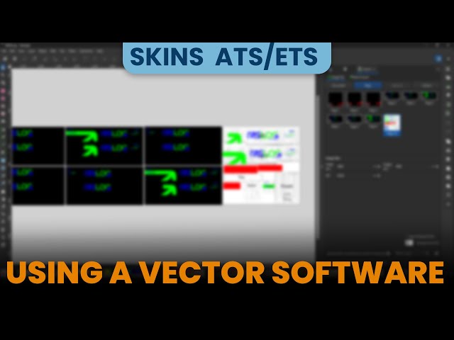 QUICK TIP: USE A VECTOR SOFTWARE WITHOUT CONVERT TO DDS. (ATS/ETS2 PAINTJOB)