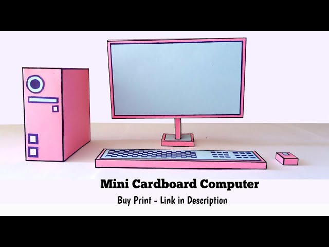 How to make Paper Computer | Mini Computer | Mini PC