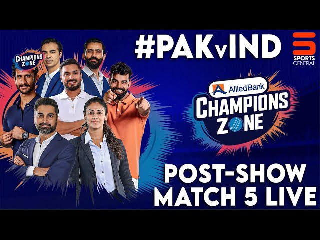 Live | Allied Bank Champions Zone | Post-Show | Match 5 | #PAKvIND | #ChampionsTrophy | M3K1K