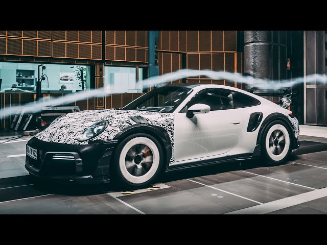 TECHART GTstreet R Prototype based on Porsche 911 Turbo S (992) - 4K Aero Wind Tunnel Testing