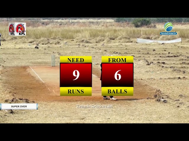 SUPER OVER || ADITYA 11 v/s APPA GURU 11 || KPL 2024 ||