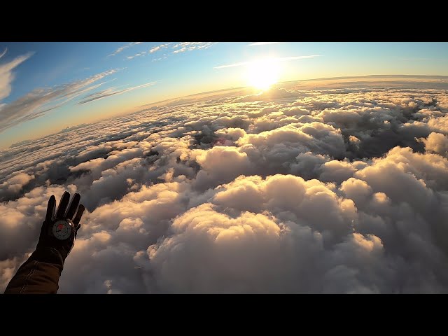 Skydiving in cloudy Helsinlki 2020-08-25