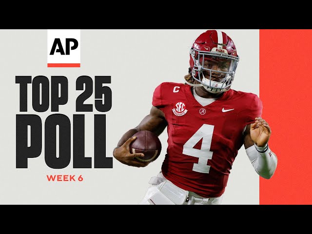 AP Top 25 Poll Released: Alabama becomes No. 1 after HUGE win against Georgia | Week 6 Poll Analysis