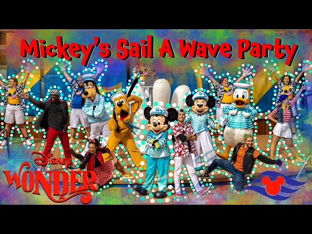 Dance to Mickey’s Sail-A-Wave Deck Party! A Bon Voyage Celebration aboard the Disney Wonder VR180 3D