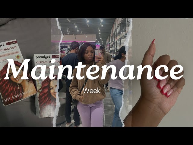 DIY MAINTENCE WEEK: dyeing my hair, nails, waxing....