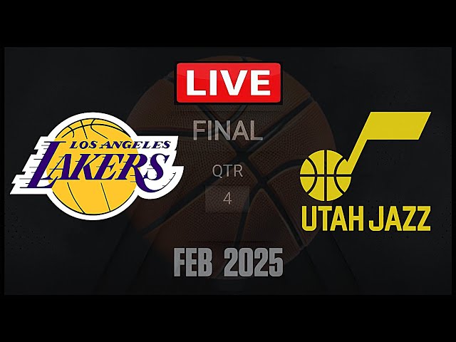 NBA LIVE!  Los Angeles Lakers  vs Utah Jazz | February  2025 | utah jazz vs lakers| NBA 2K25