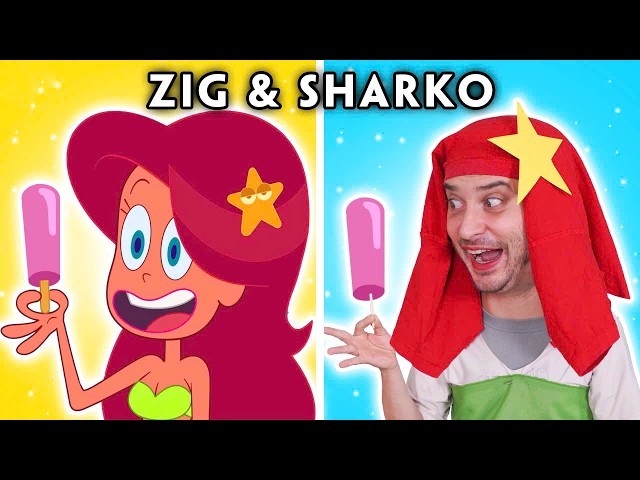 A Troubled Mermaid | Zig & Sharko Funny Moments | Hilarious Cartoon Compilation | Woa Parody