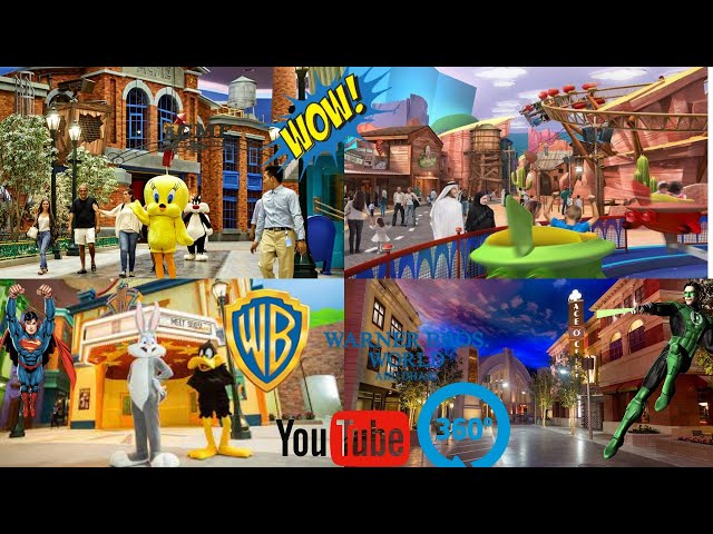 360 Video biggest Indoor Playground Family | Warner bros. World Abu Dhabi | Space Jam Show