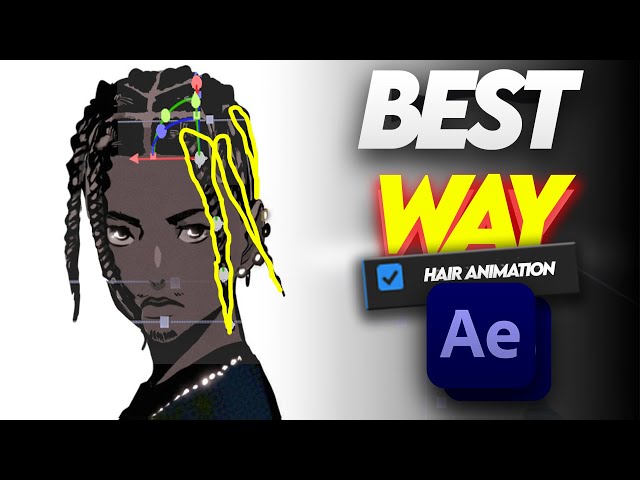 The Easiest Method To Animate Hair Quickly In After Effects