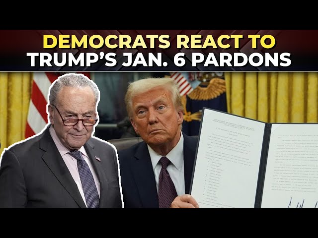 Senate Democrats react to U.S. President Donald Trump’s pardons to 1,500 Jan. 6 Capitol rioters