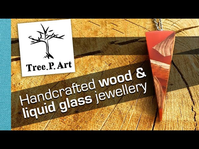 Unique Greek Jewellery! Wood & Liquid Glass by Tree.P.Art