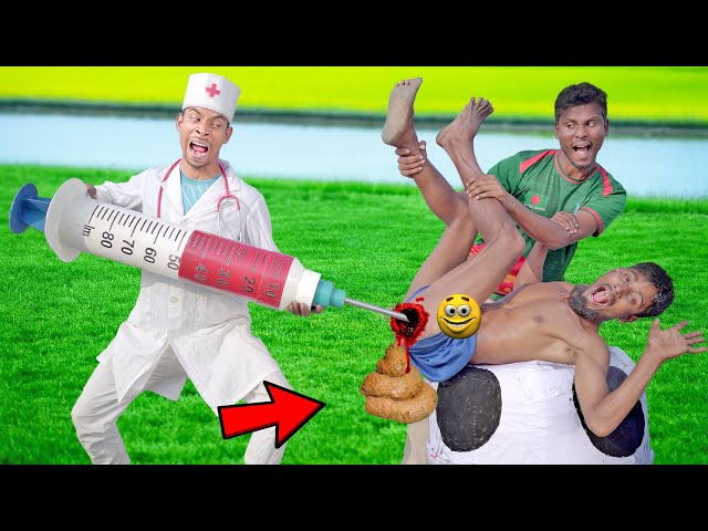 Top New Injection Comedy Video Amazing Funny Video 2025Injection Funny video Doctor Comedy Epi 369