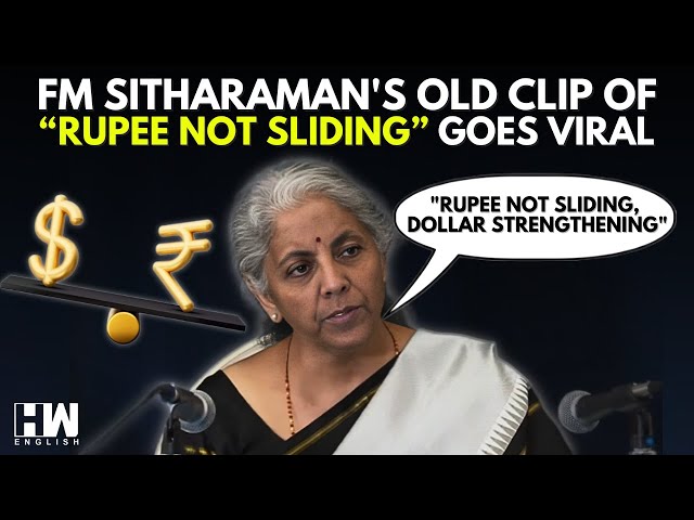 Amidst Falling Rupee, Sitharaman's Old Clip Of 'Rupee Not Sliding, Dollar Strengthening' Goes Viral