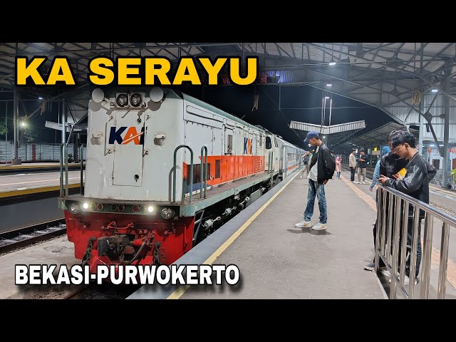 Naik Kereta Ini Banyak Banget Berhentinya || Trip KA Serayu Bekasi-Purwokerto Ep.2