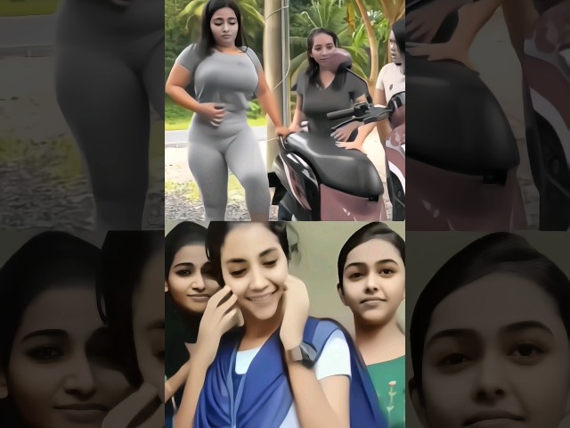 girls scooty starting trouble 🤣 wait for the end #lastbenchers #shorts