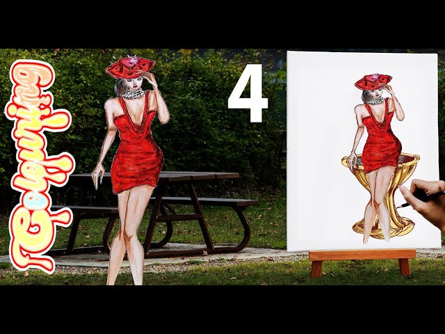 Body Painting |. Body Paint |. Nude | Dress | Part 4 : Painting #bodypaint #paint #reels