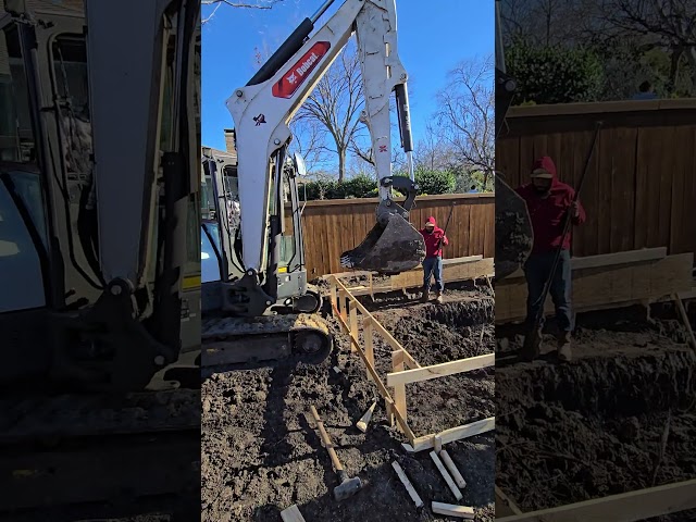 Rockwall Pool Excavation  #shorts #landscape #pools #poolbuilder