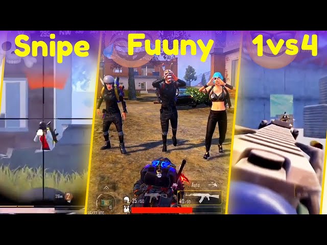 PUBG Videos : TDM⚡ & Funny😂 and Solo vs Squad🔥