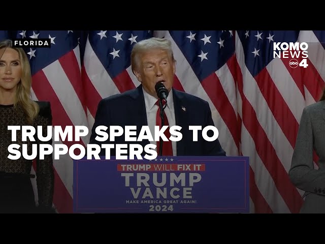 FULL SPEECH: Trump declares victory in election night speech