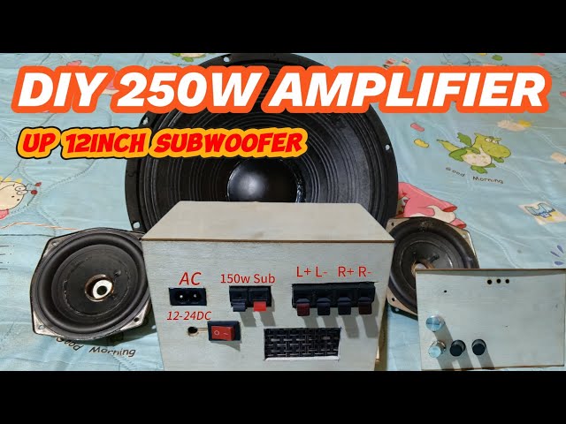 Build a POWERFUL 250w Bluetooth Amplifier at Home FAST!