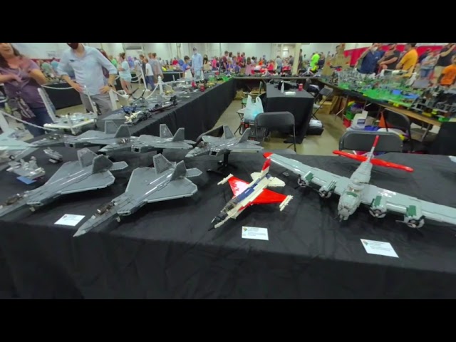 Military and NASA Replicas at Virginia BrickFair Lego Fan Expo 2021 3D 180 VR