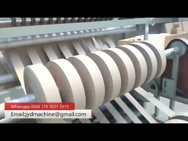 Automatic Jumbo Kraft Paper Roll Slitting And Rewinding Machine