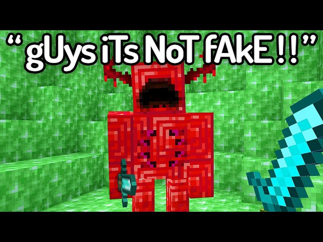 The FUNNIEST FAKE Minecraft Speedruns EVER...