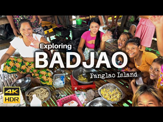 Real Badjao Life in Dauis Panglao Island Bohol Philippines [4K HDR]