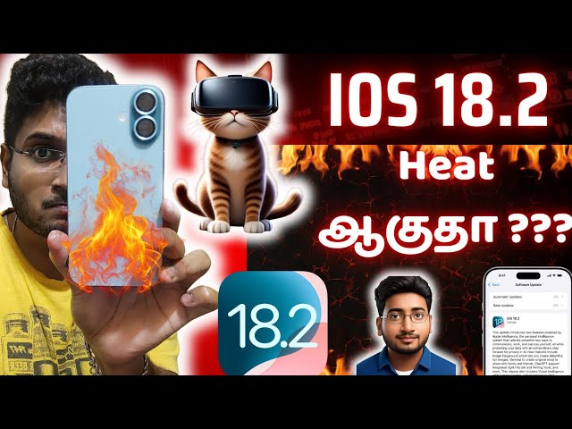 iOS 18.2 is Released! New Features explained in Tamil #ios #appleintelligence #apple