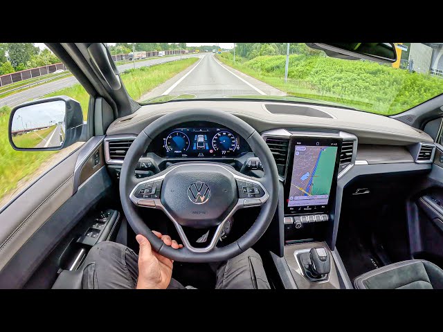 NEW Volkswagen Amarok II 2023 [3.0 V6 240HP] |0-100| POV Test Drive #1716 Joe Black