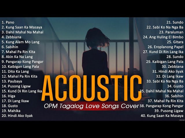 Best Of OPM Acoustic Love Songs 2025 Playlist ❤️ Top Tagalog Acoustic Songs Cover Of All Time 1841