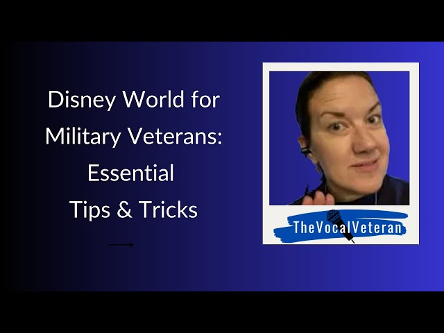 Disney savings tips for #veterans