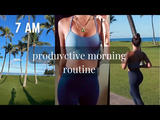 7 AM PRODUCTIVE MORNING ROUTINE | easy, simple, and motivating!!