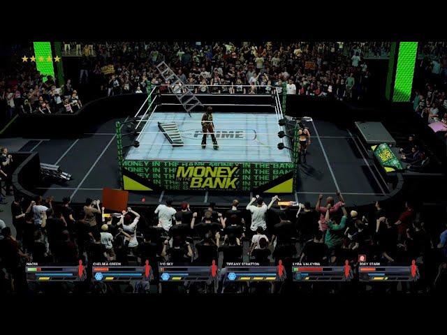 Money in the Bank 2024 Womens Ladder Match simulación 2K