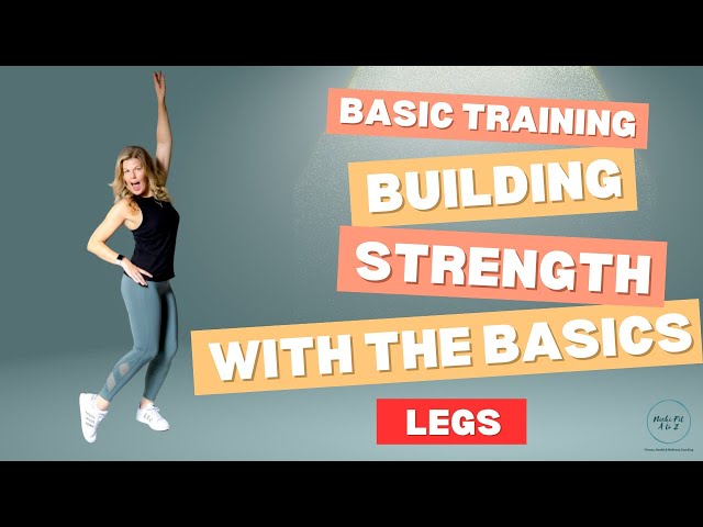 Lower Body Basic Training | At Home Workout to Strengthen and Tone Your Legs in 15 Minutes