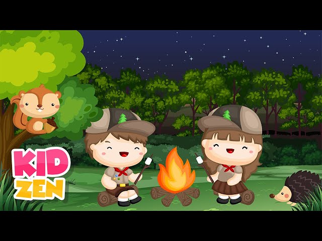 12 HOURS of Relaxing Baby Sleep Music: Campfire 🏕️ Piano Lullaby for Babies to go to Sleep