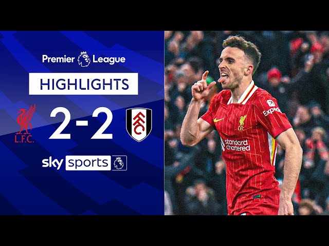 Jota rescues a point for Liverpool! | Liverpool 2-2 Fulham | Premier League highlights