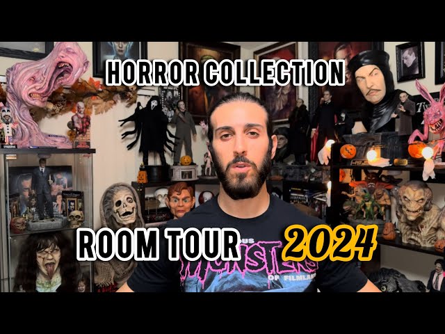 HORROR COLLECTION ROOM TOUR 2024! Busts, Statues, Action Figures & More!