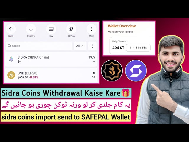 sidra chain withdrawal kaise kare | sidra coin import to SAFEPAL Wallet | sidra coin sell kaise kare