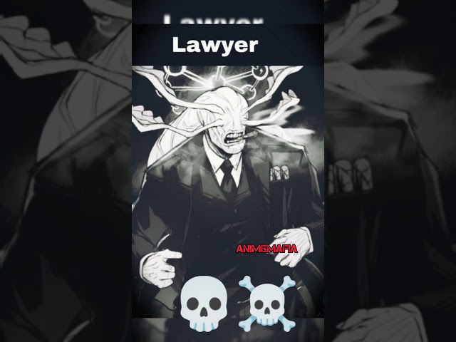 Lawyer 💀#shorts #gojo #jjk #anime #trending