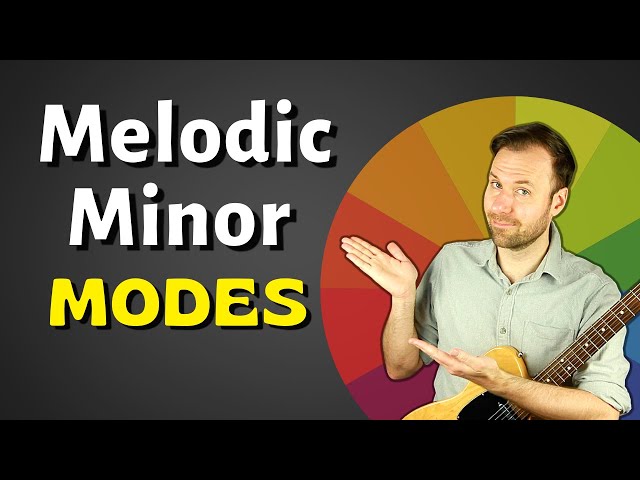 Modes of Melodic Minor Scale on Guitar & What Chords to Play Them Over